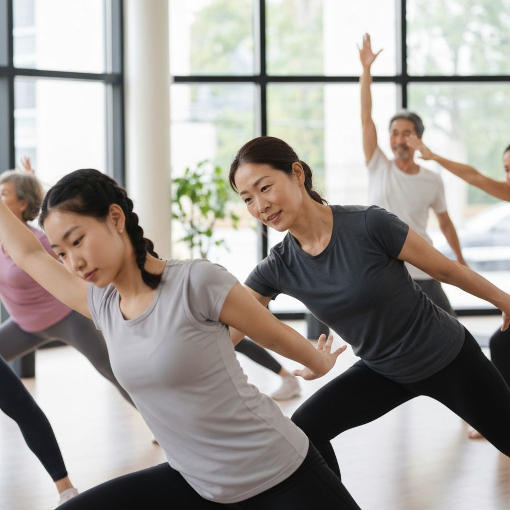 Small group exercise class